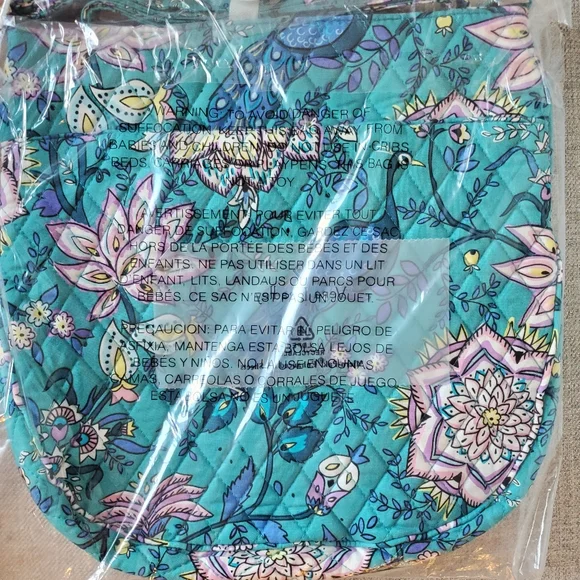 Vera Bradley Peacock Garden Trio Zip Hipster - Picture 5 of 5